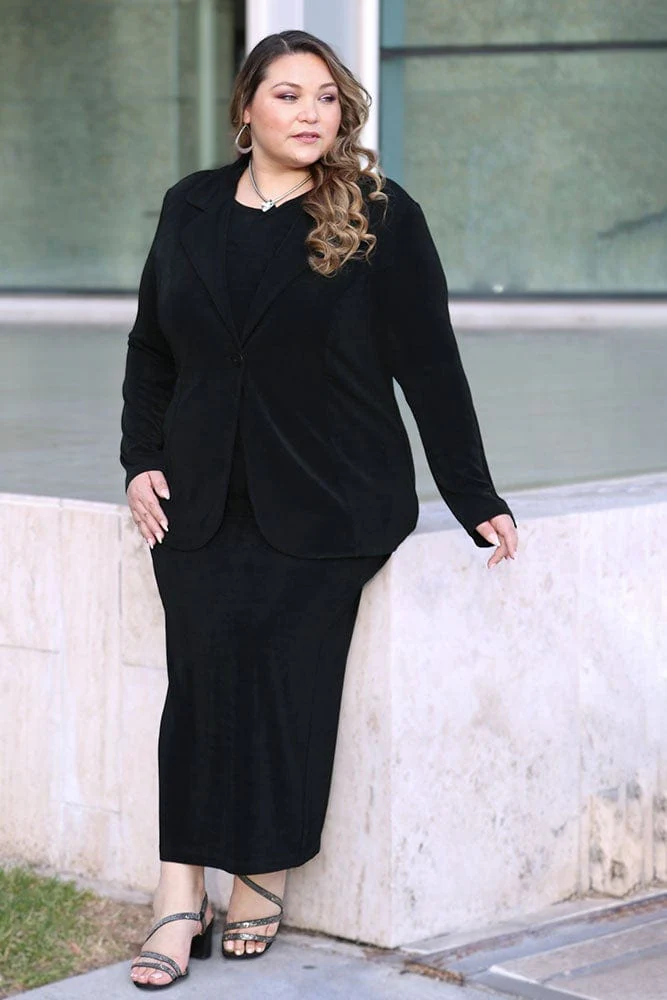Vikki Vi Classic Black Blazer - Image 6