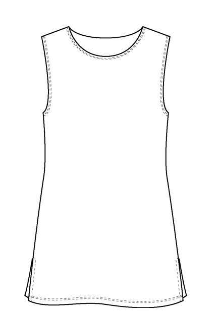 Vikki Vi Classic Black Sleeveless Tunic - Image 5