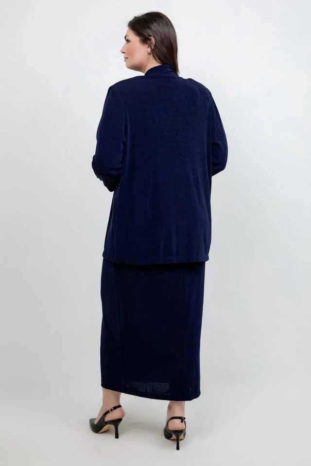 Vikki Vi Classic Navy Kimono Jacket - Image 3